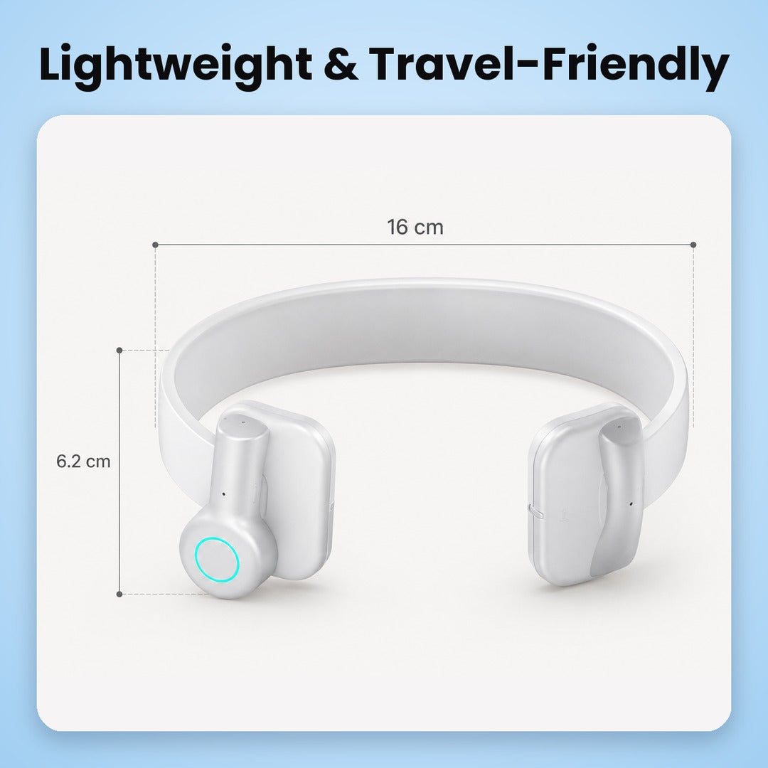 Aaslo neck relaxation device with measurements, approx. 16 × 6.2 cm