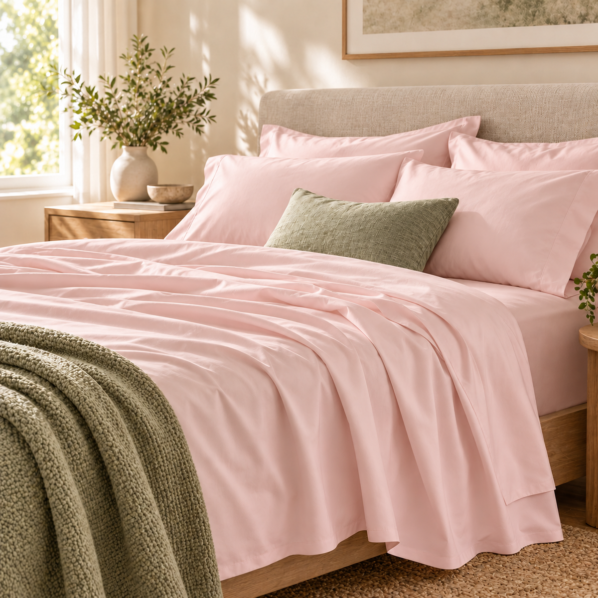 Aaslo Cotton Sheet Set – Deep Fitted & Ultra-Soft