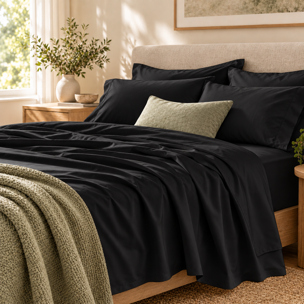 Aaslo Cotton Sheet Set – Deep Fitted & Ultra-Soft