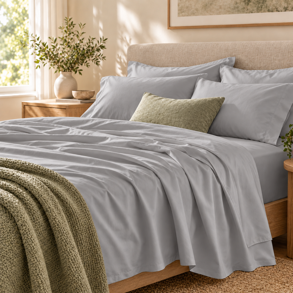 Aaslo Cotton Sheet Set – Deep Fitted & Ultra-Soft