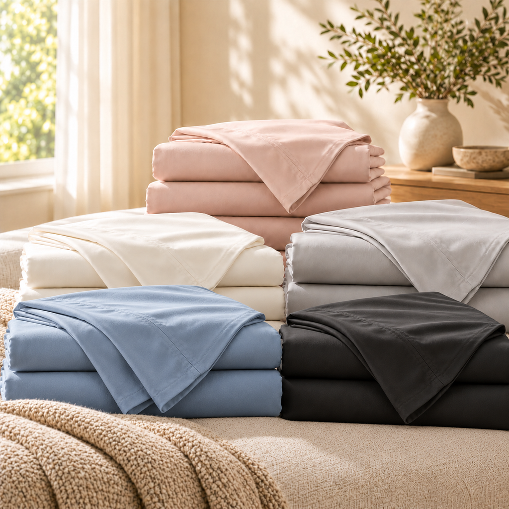 Aaslo Cotton Sheet Set – Deep Fitted & Ultra-Soft